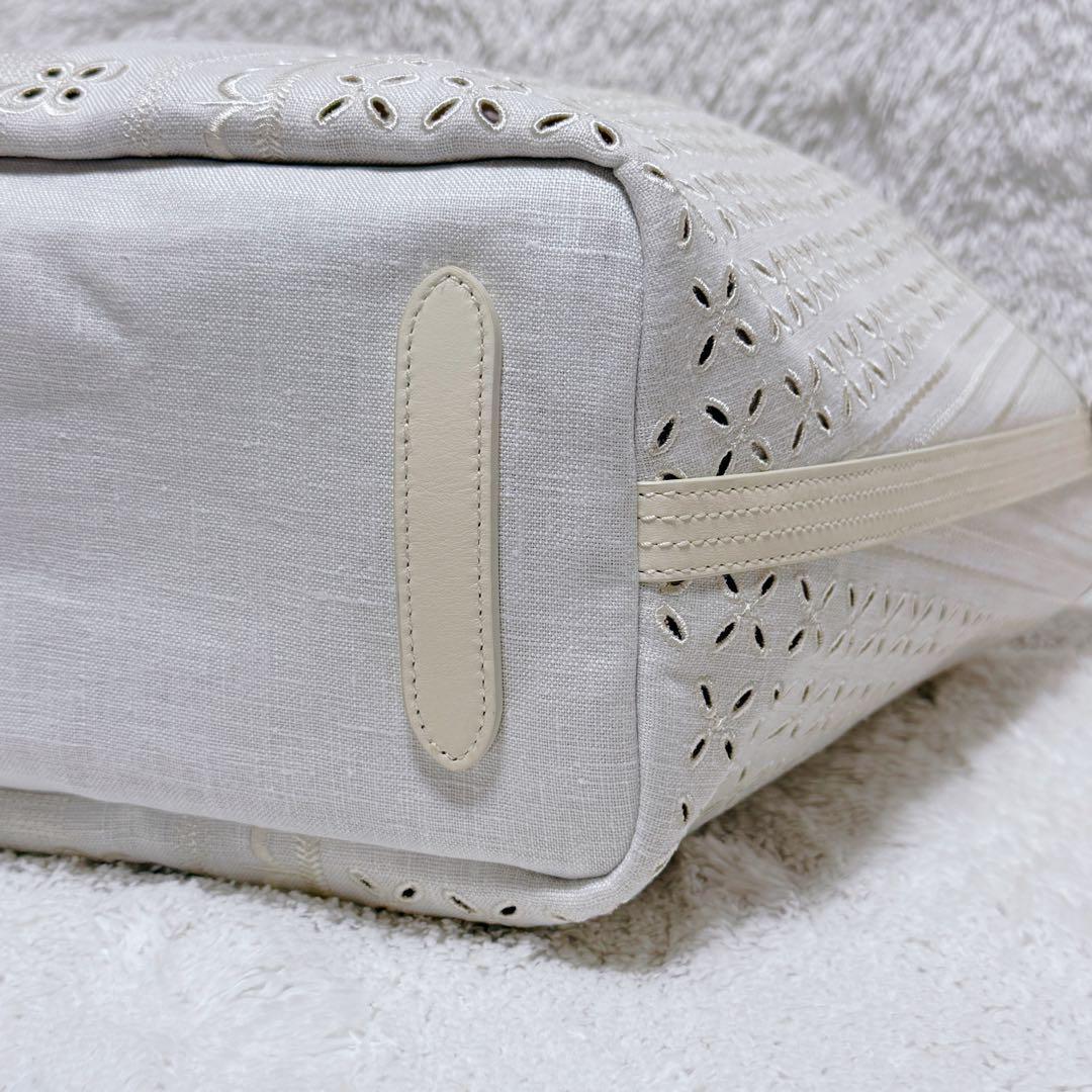 ポロ ラルフローレン トートバッグ ベルポート 刺繍 アイレット ミディアム