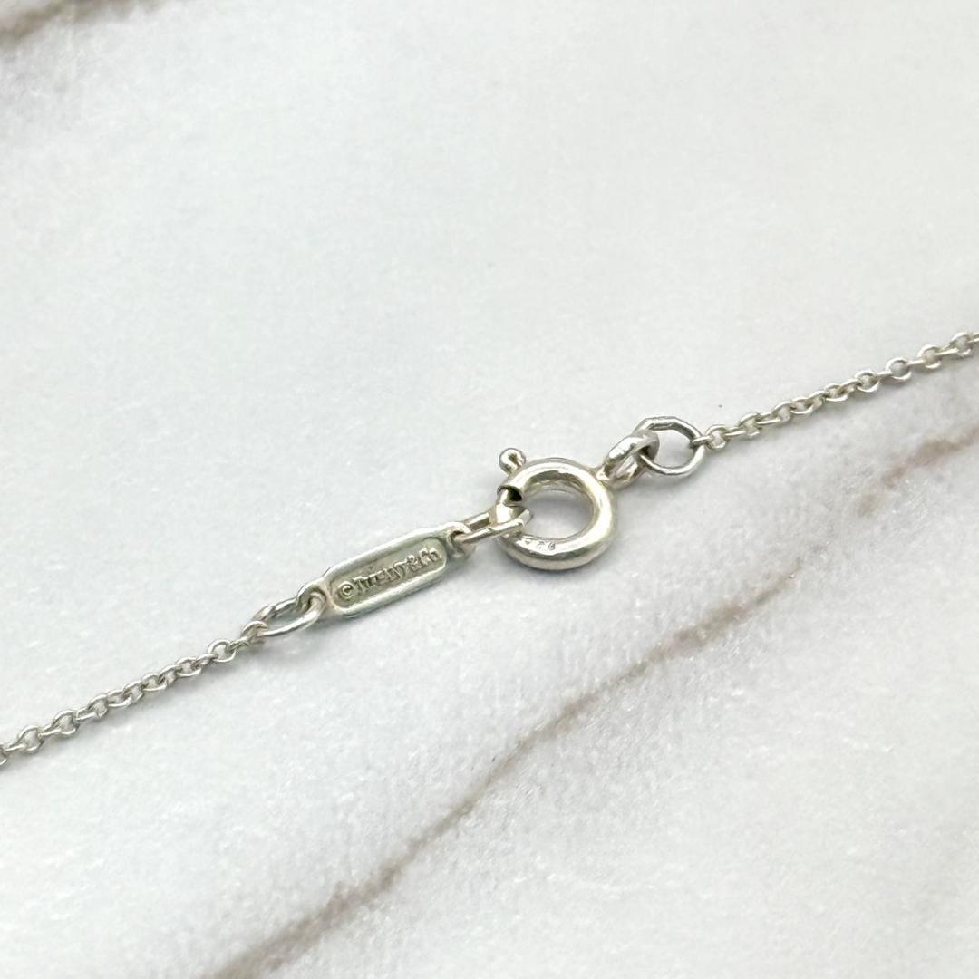 Tiffany　パール　クローバーハート　ペンダント　シルバーネックレス　925