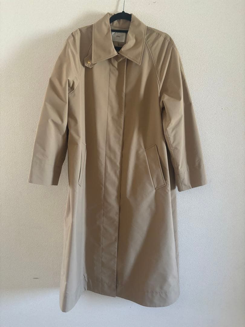 専用　　　新品　イエナ　コットンポリエステル　ステンカラーコート　トレンチ