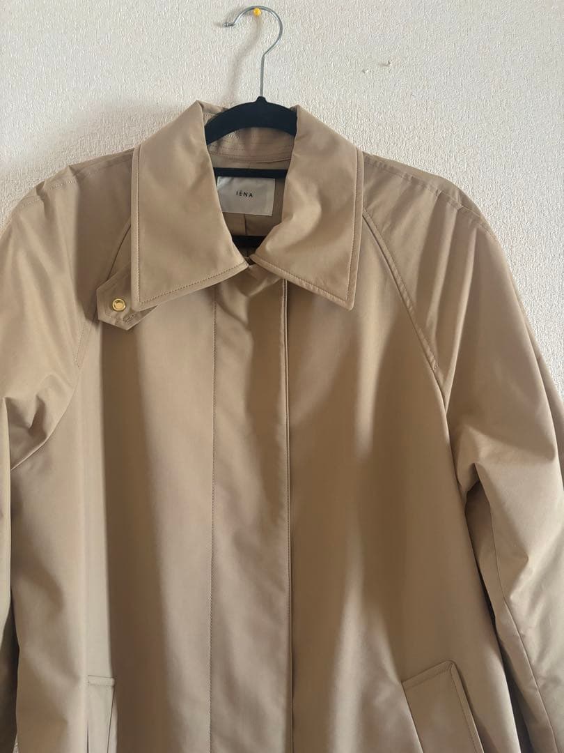 専用　　　新品　イエナ　コットンポリエステル　ステンカラーコート　トレンチ