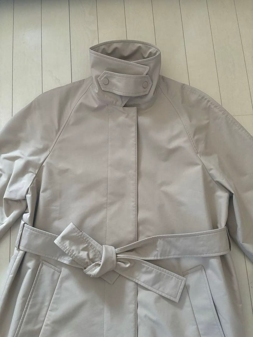 専用　　　新品　イエナ　コットンポリエステル　ステンカラーコート　トレンチ