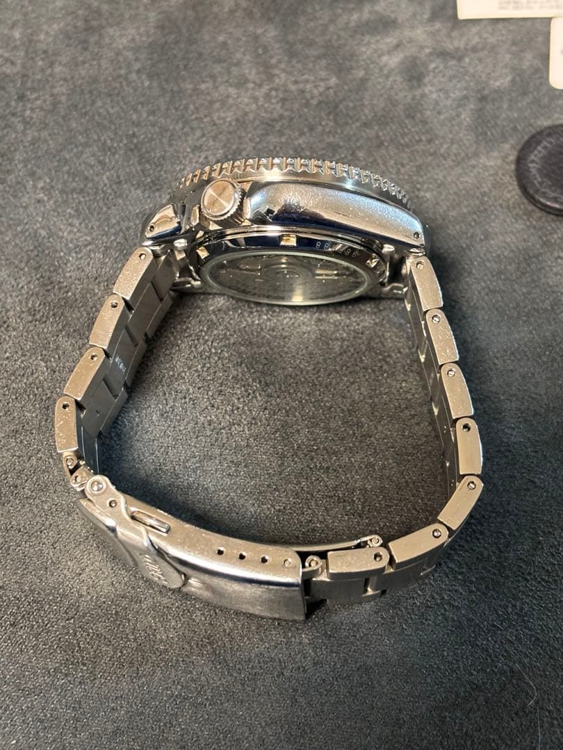 セイコー　SEIKO 5 スポーツ　ペプシカラー　自動巻き時計