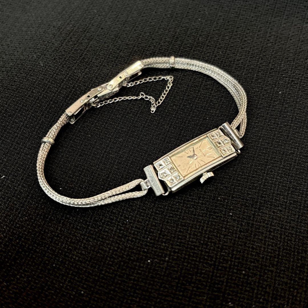 VULCAIN ヴァルカン pt1000 プラチナ 手巻き 腕時計 レディース