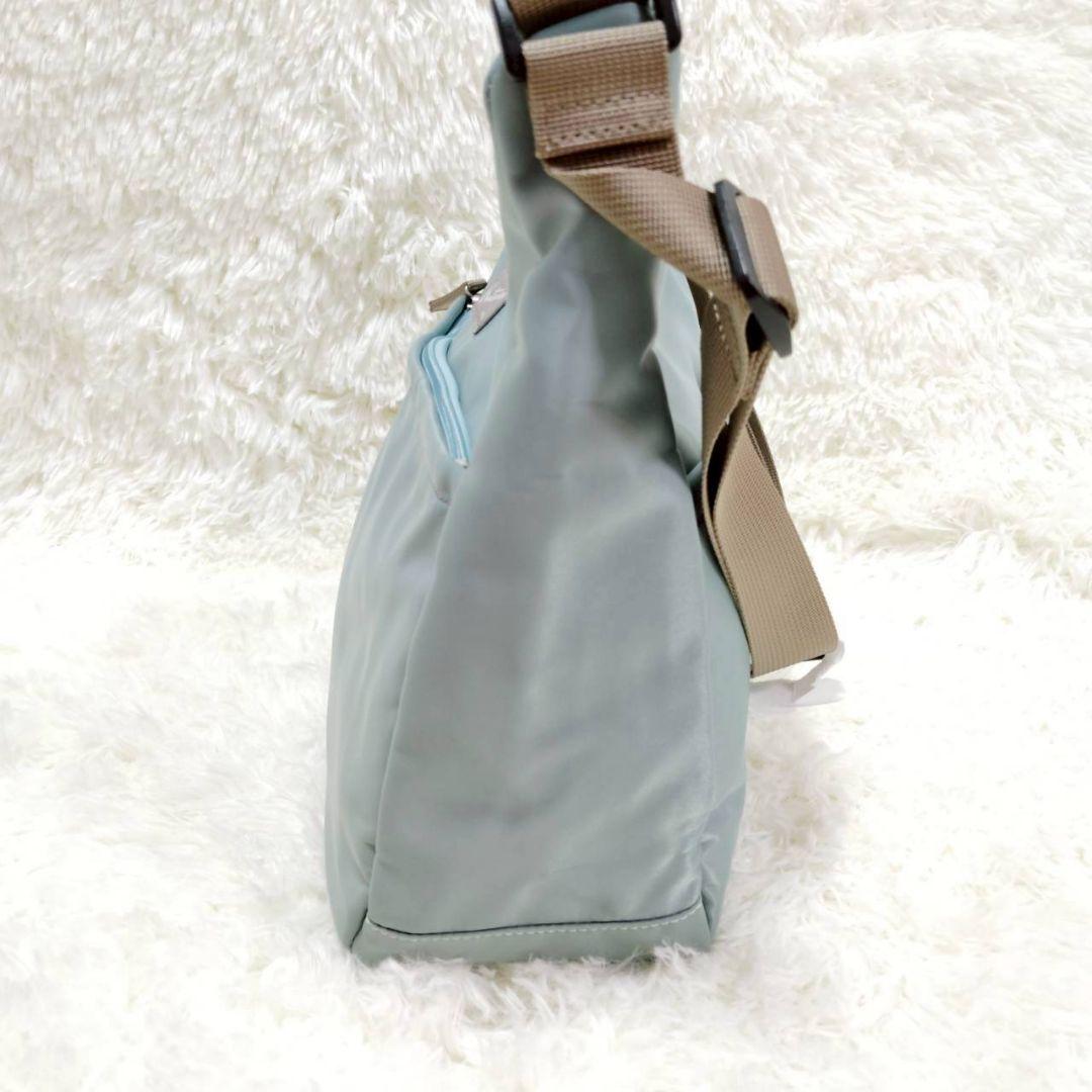 未使用✨ キタムラ ナイロンショルダーバッグ ブルー