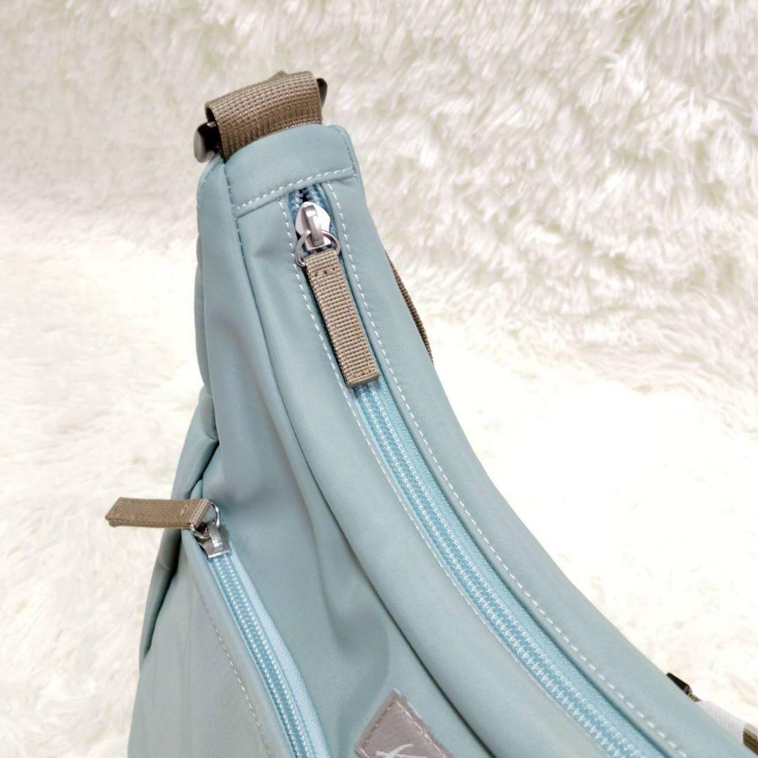 未使用✨ キタムラ ナイロンショルダーバッグ ブルー