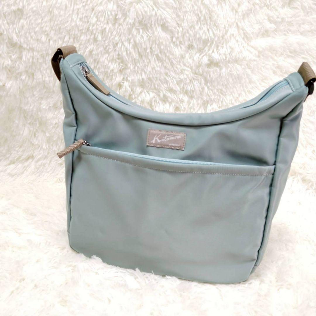 未使用✨ キタムラ ナイロンショルダーバッグ ブルー