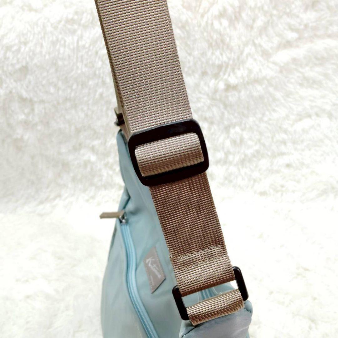 未使用✨ キタムラ ナイロンショルダーバッグ ブルー