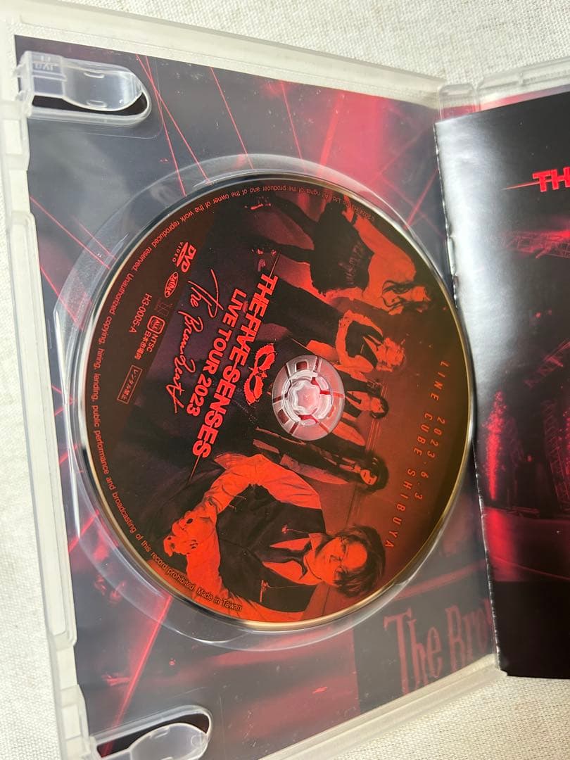 ブロビ　THE FIVE SENSES LIVE TOUR 2023 DVD