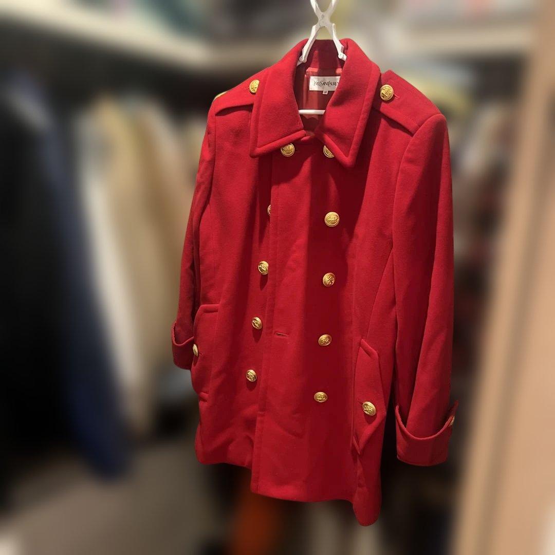 Yves Saint Laurent レッドコート 36