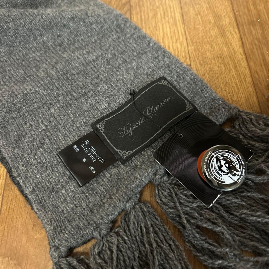 Hysteric Glamour スカル柄マフラー新品タグ付