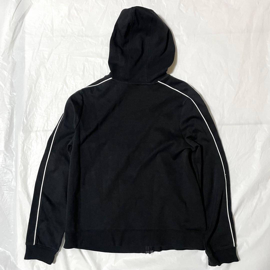 ナイキ トラックスーツ セットアップ サイドライン ブラック ホワイトライン M