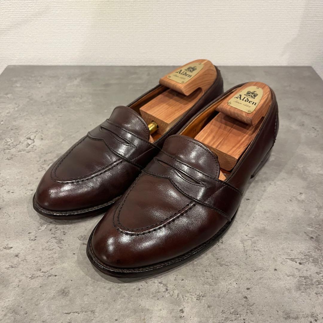Alden 686 10D フルストラップペニーローファー