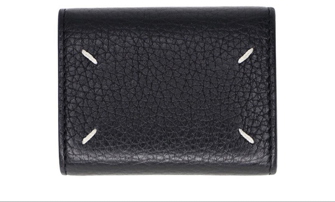 メゾンマルジェラMaisonMargiela三つ折りコンパクトウォレット財布黒