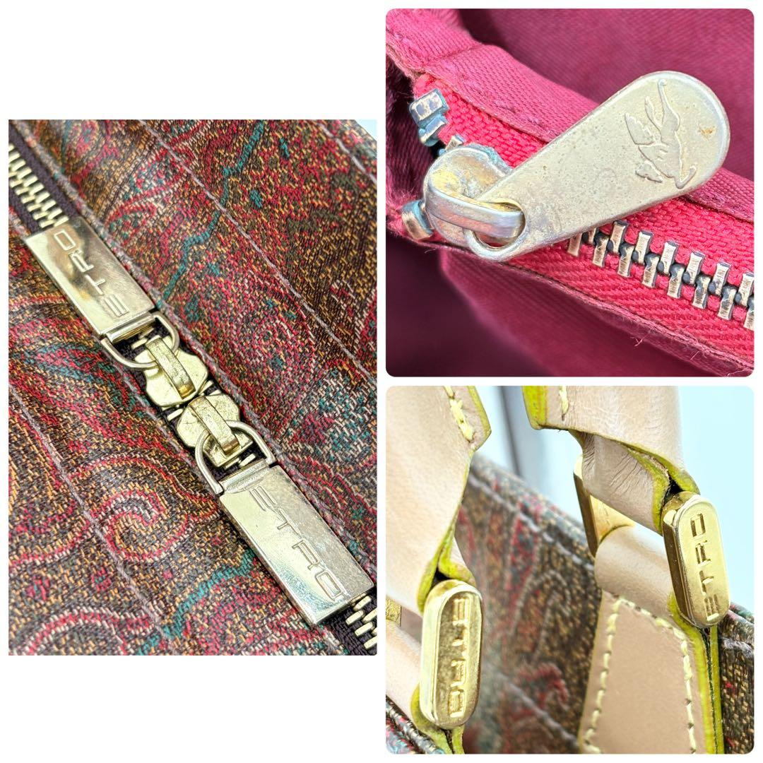 【外観超美品】ETRO エトロ ビジネスバッグ A4可 ペイズリー柄 トート
