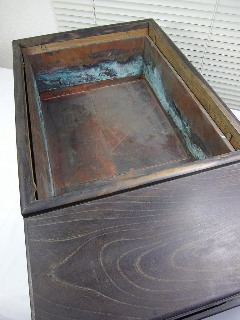 幅65cm 江戸火鉢 関東火鉢 長火鉢 燗銅壺 酒燗器 五徳つき 囲炉裏