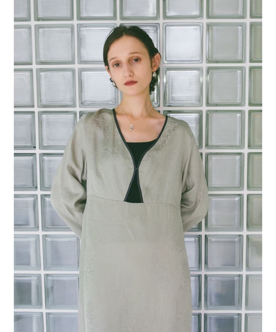 tea・:* ヤマダヤ　sahara フレアスリーブ ロングドレス