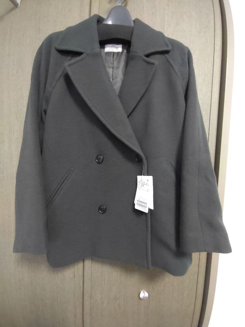 【新品未使用タグ付き】尾州ウールショートPコート