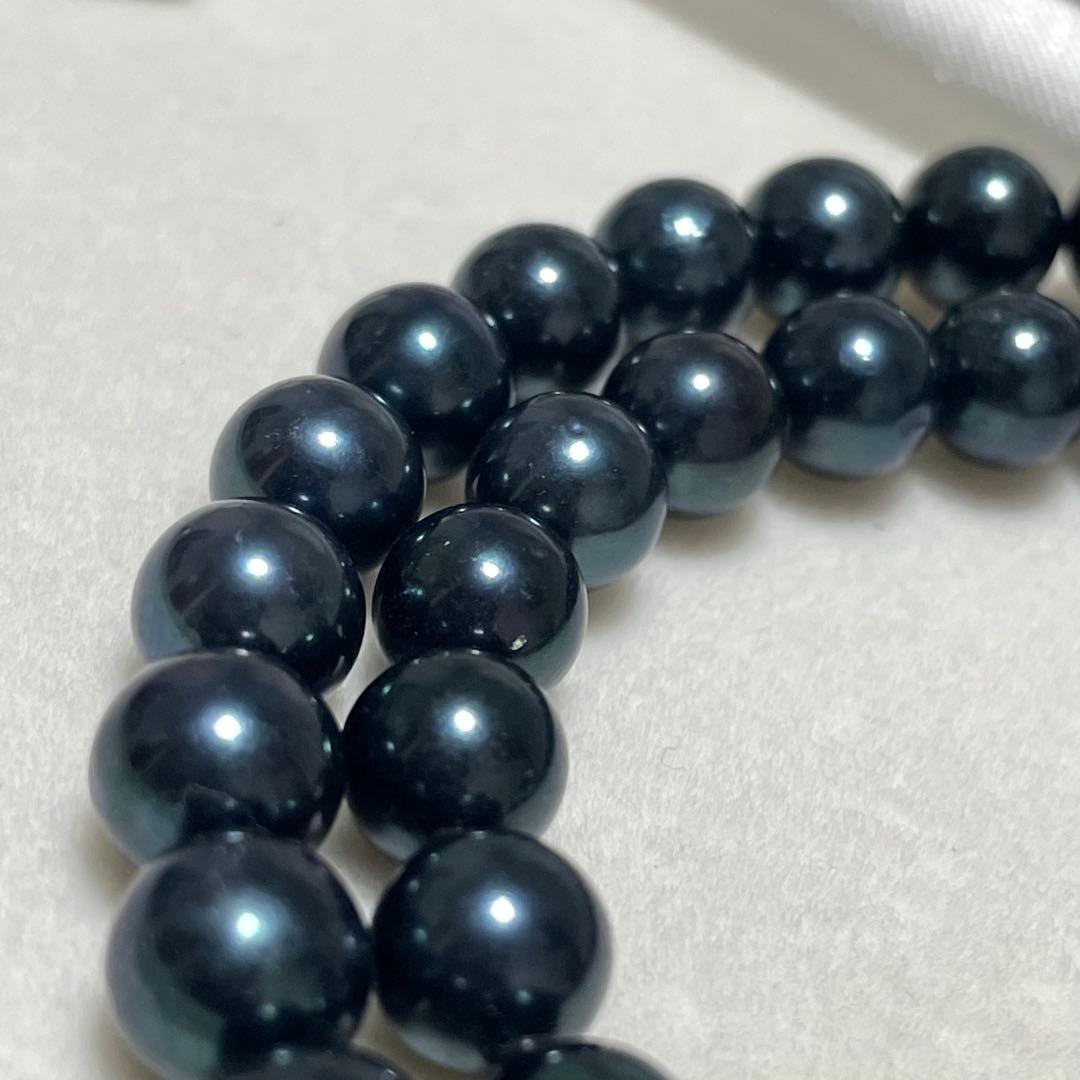 専用 【美品✨大珠】アコヤ真珠 ネックレス 7.5-8.0 濃紺 あこやパール