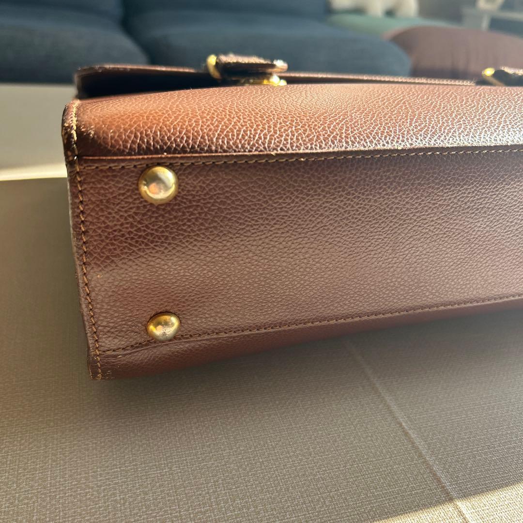 高級　Burberry ビジネスバック　男女共　茶系色