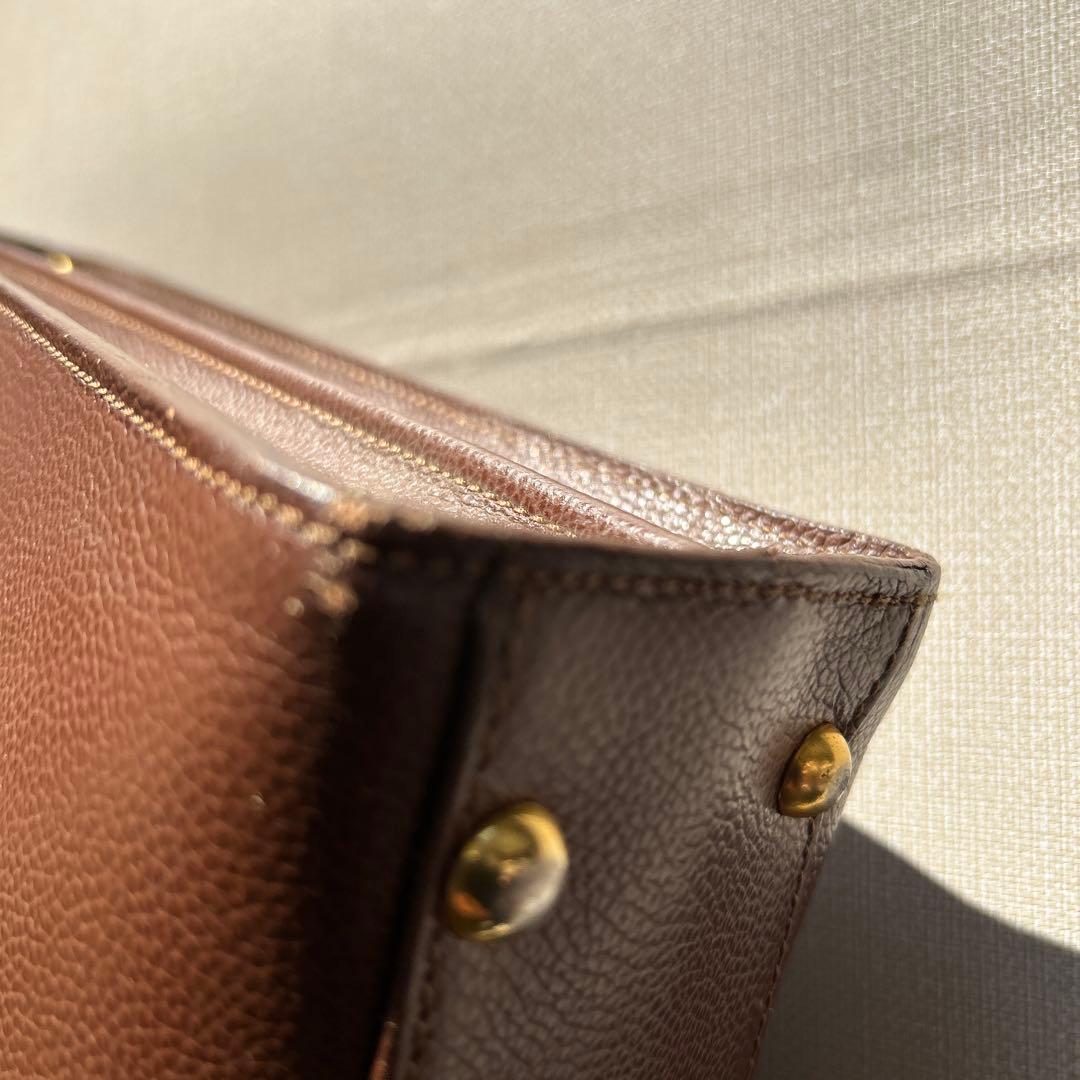 高級　Burberry ビジネスバック　男女共　茶系色