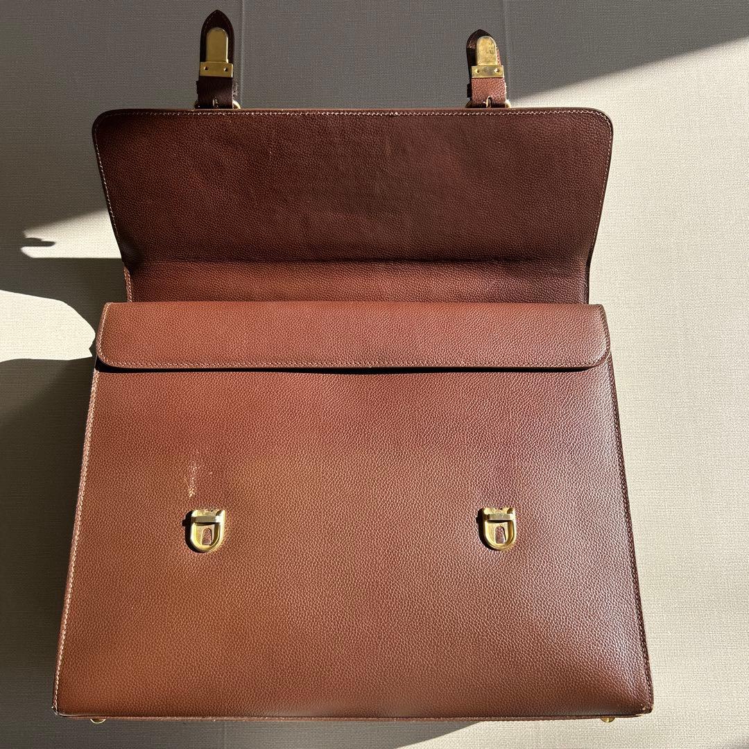 高級　Burberry ビジネスバック　男女共　茶系色