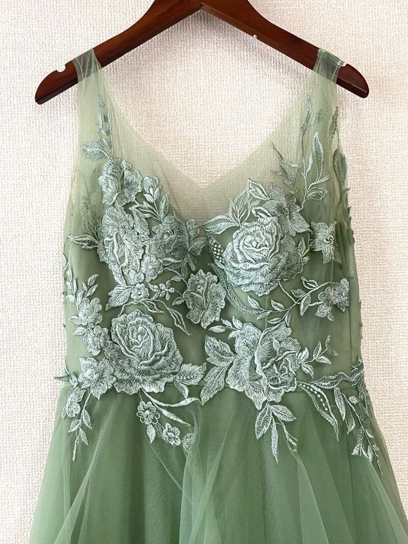 THE URBAN BLANCHE カラードレス　CD36 グリーン