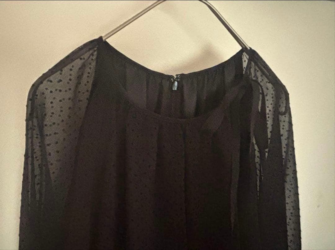 完売☆ほぼ未使用 23区 applaudir 黒　ロング　ドレス　ワンピース