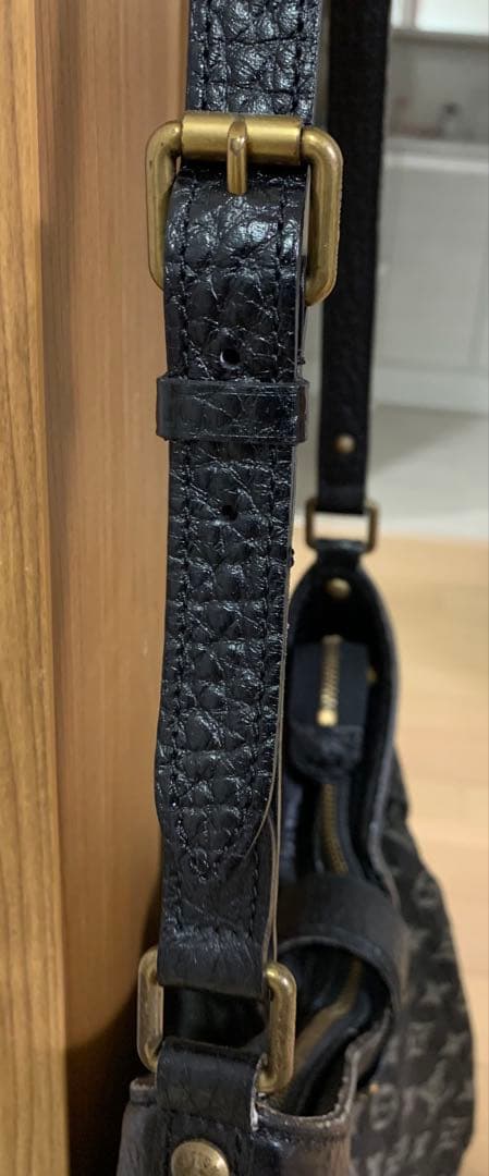 ルイ　ヴィトン　モノグラム　スライトリー　デニム　バッグ　レア　破れ有り