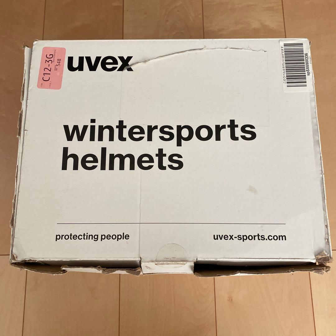 uvex ウベックス ブラックヘルメット オレンジミラー