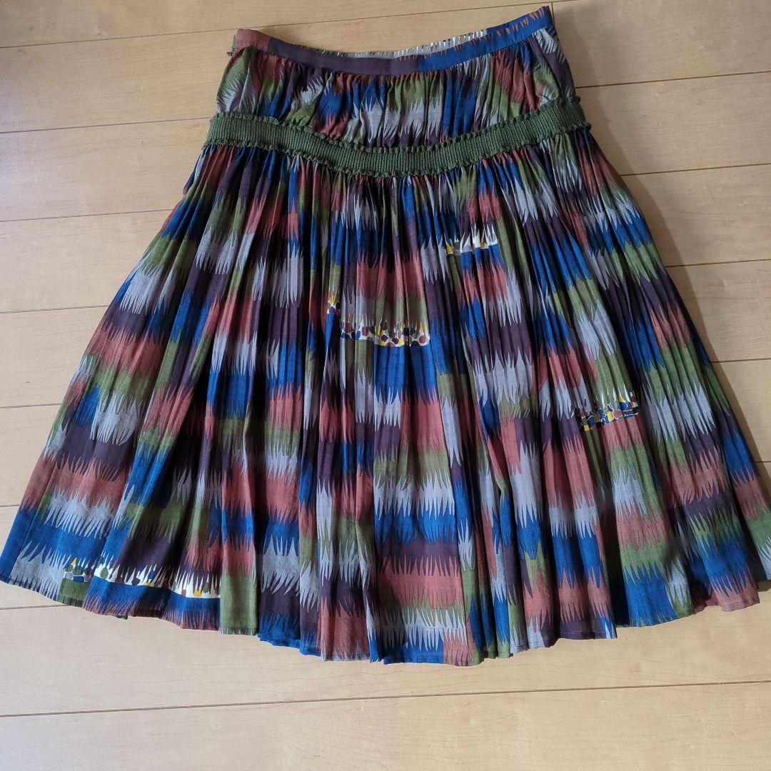 ミナペルホネンウール混スカート　皆川明　morino.kumasan