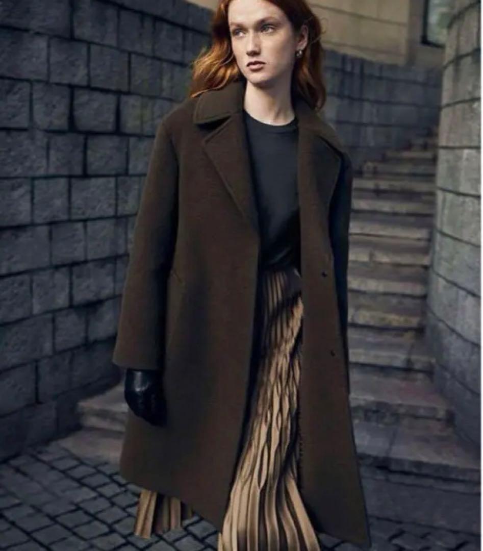 LA5271 Theory project セオリー ロングコート カーキ P