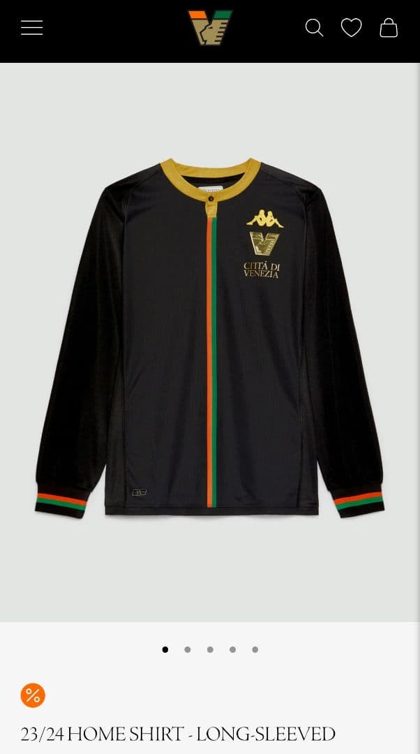 【ヴェネツィアFC】Kappa VeneziaFC 23/24 長袖ユニフォーム