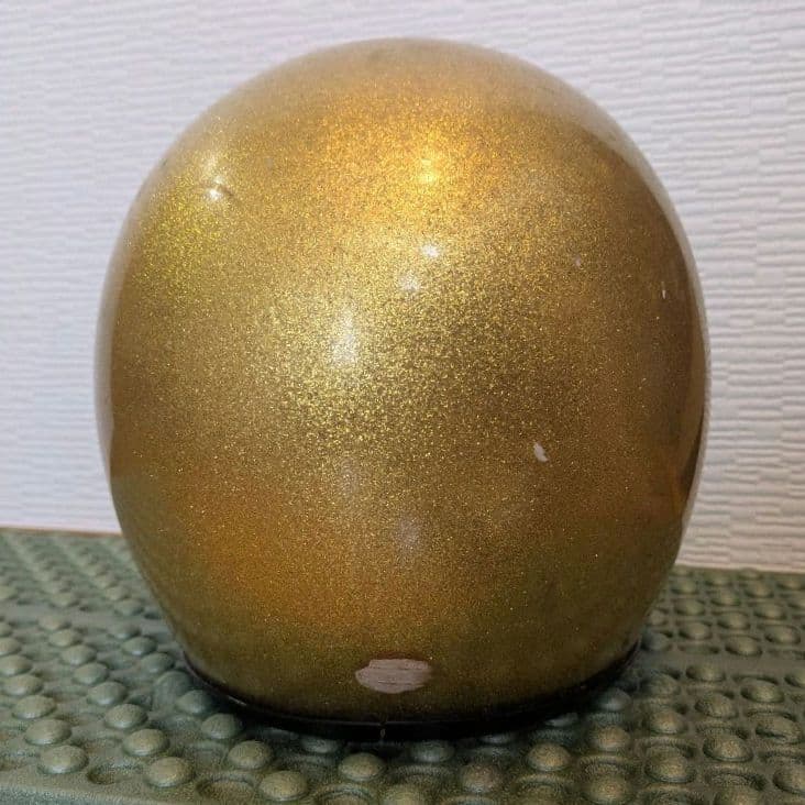 ビンテージ ジェットヘルメット ゴールドラメ Mサイズ