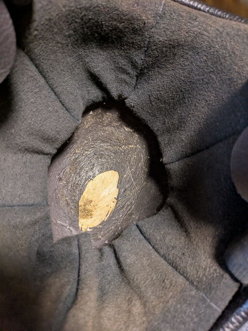 ビンテージ ジェットヘルメット ゴールドラメ Mサイズ