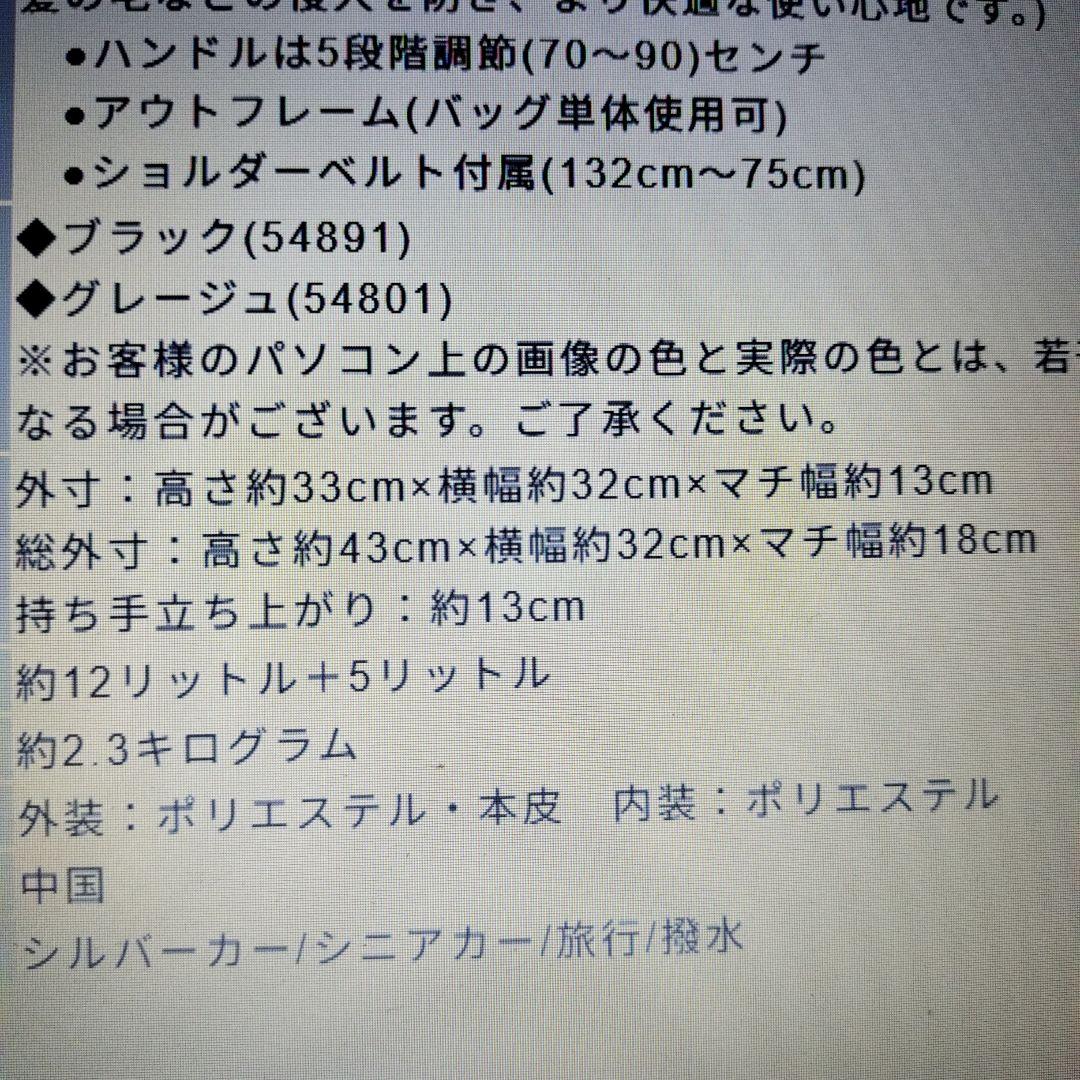 スワニーキャリーバックベージュ