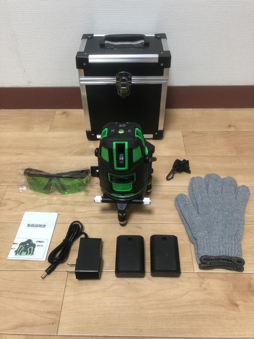 5ライン6点　グリーンレーザー墨出し器水準器水平器測定器墨出器墨出し機/高精度