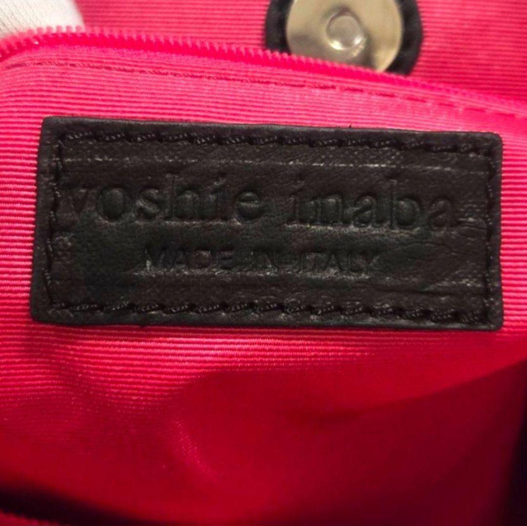 【新品】yoshie inaba 　かごバッグ　トート　ブラック　イタリア製