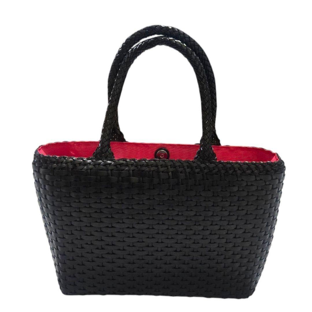 【新品】yoshie inaba 　かごバッグ　トート　ブラック　イタリア製