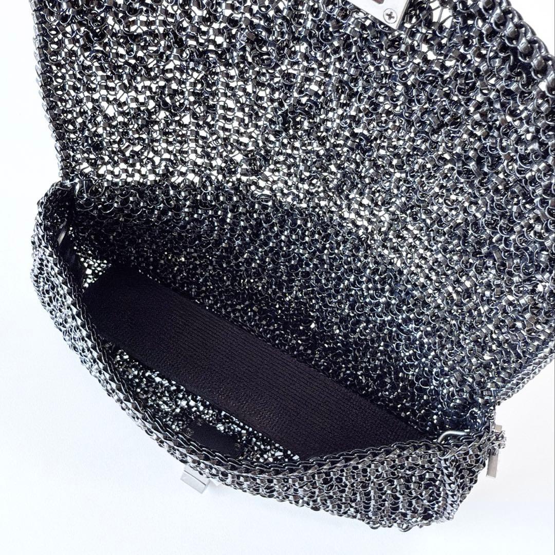 現行品　未使用アンテプリマ　ルッケット II ミディアム　横長　エナメルブラック