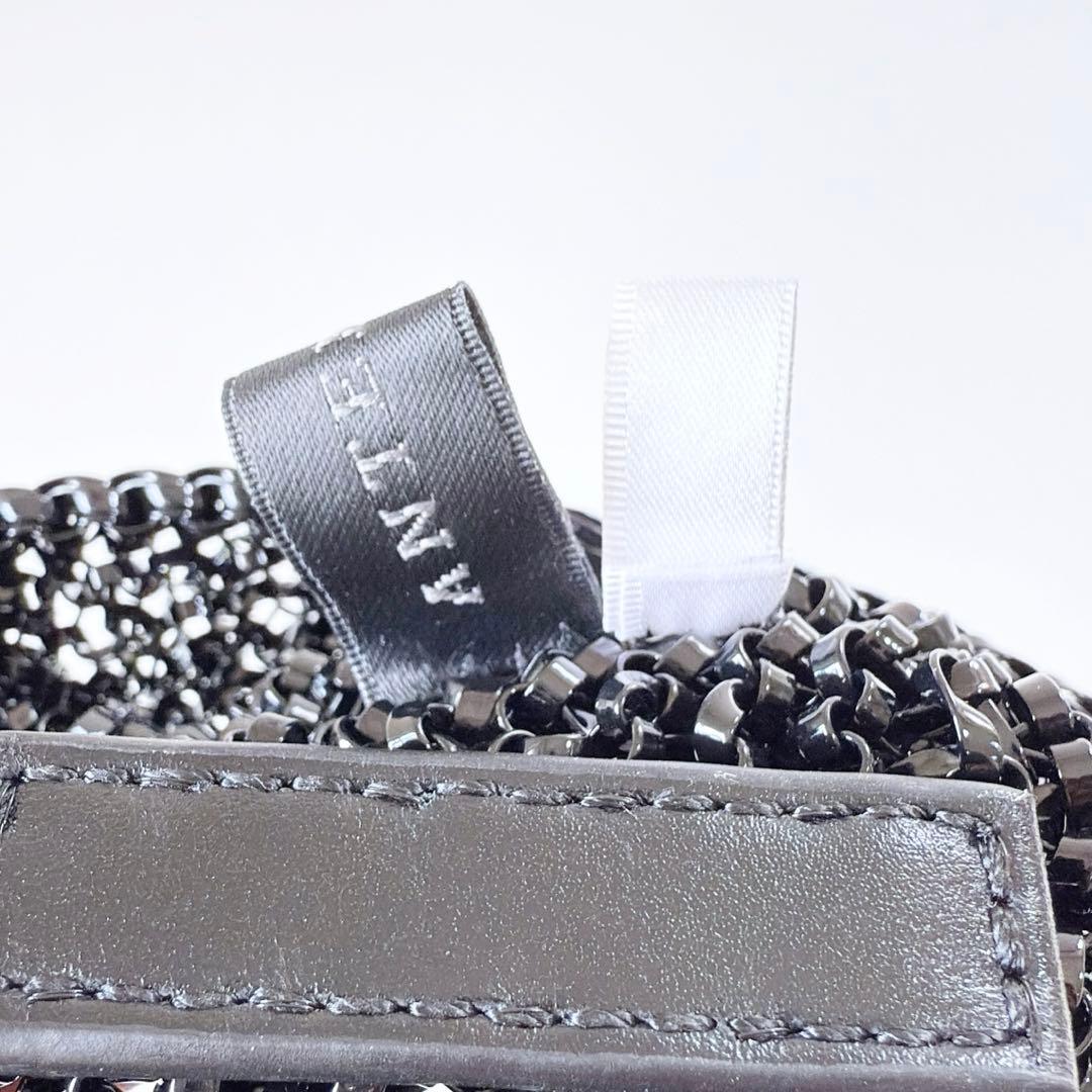 現行品　未使用アンテプリマ　ルッケット II ミディアム　横長　エナメルブラック