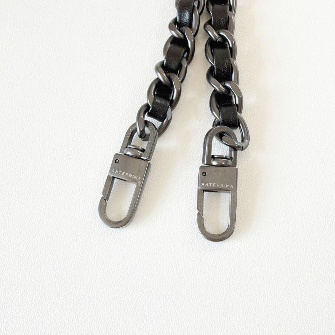 現行品　未使用アンテプリマ　ルッケット II ミディアム　横長　エナメルブラック