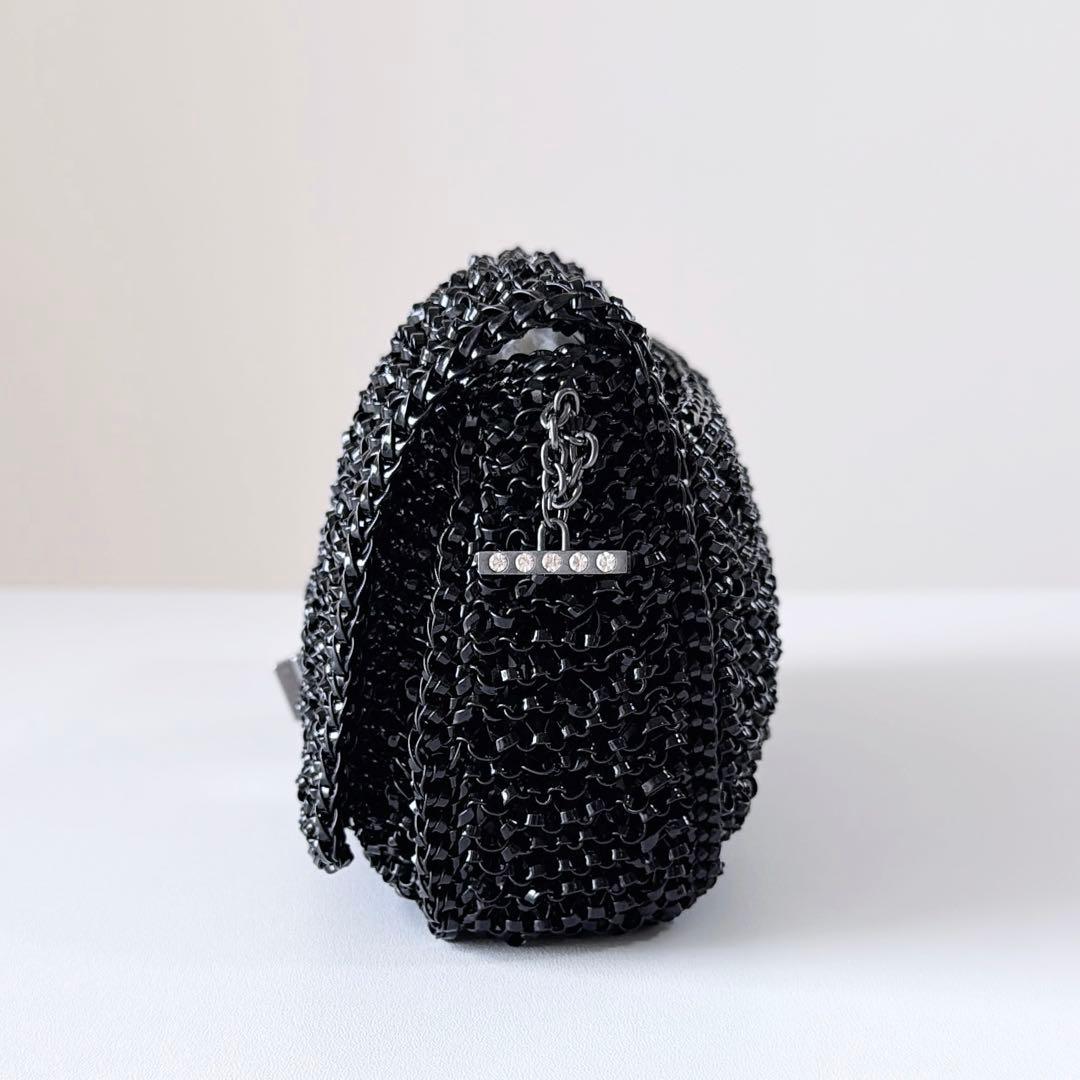 現行品　未使用アンテプリマ　ルッケット II ミディアム　横長　エナメルブラック