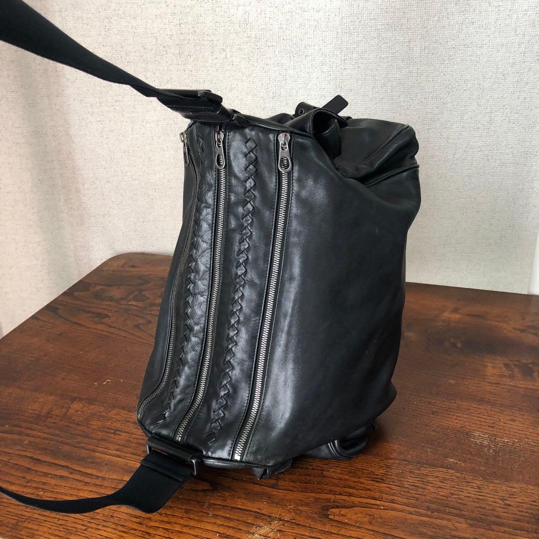 BOTTEGA VENETA イントレチャート ショルダーバッグ ブラック