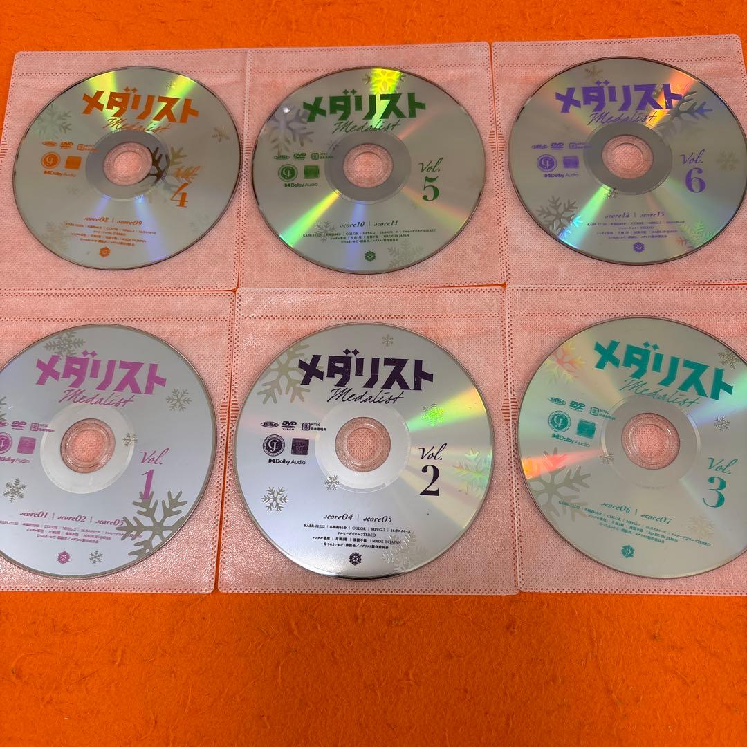 アニメ　メダリスト　 DVD 全巻セット　レンタル落ち　全6巻完結
