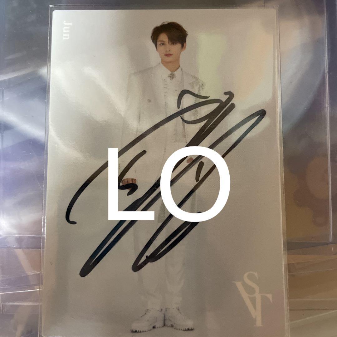 seventeen セブチ　ジュン　サイン入りトレカ　SVT ドーム