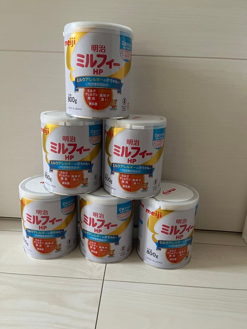 粉ミルク　ミルフィー　６缶セット