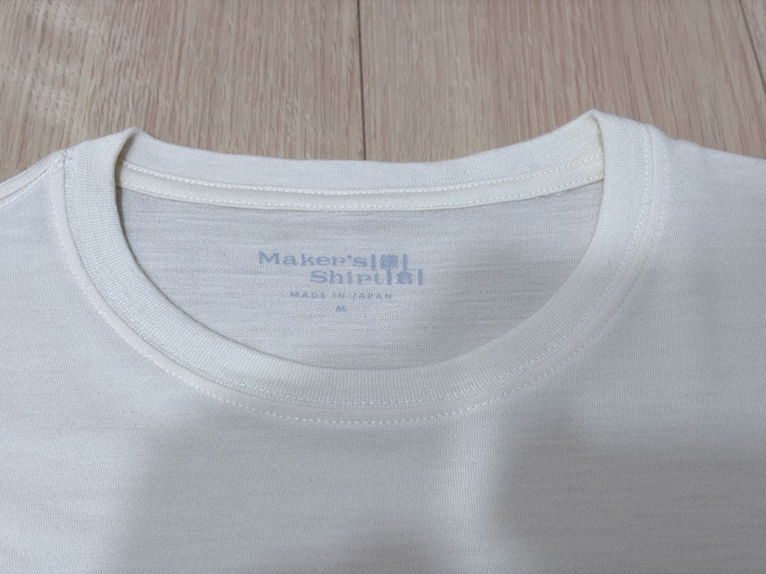 メーカーズシャツ鎌倉　メリノウールTシャツ　黒白セット　Mサイズ