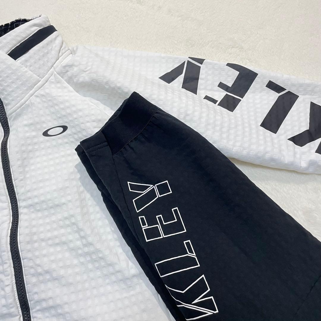 美品 OAKLEY オークリー 裏ボア 防風 ストレッチ セットアップ Lサイズ