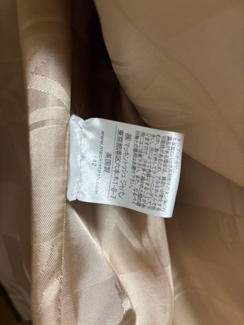 マル　MACKINTOSH ブラウン ピーコート 42