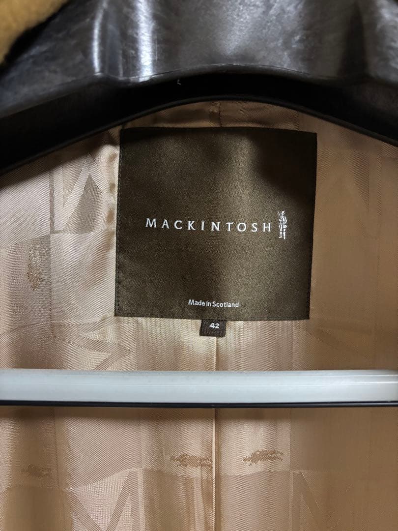 マル　MACKINTOSH ブラウン ピーコート 42